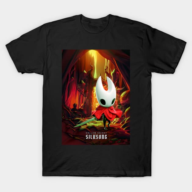 Hollow Knight Silksong T-Shirt by syanart